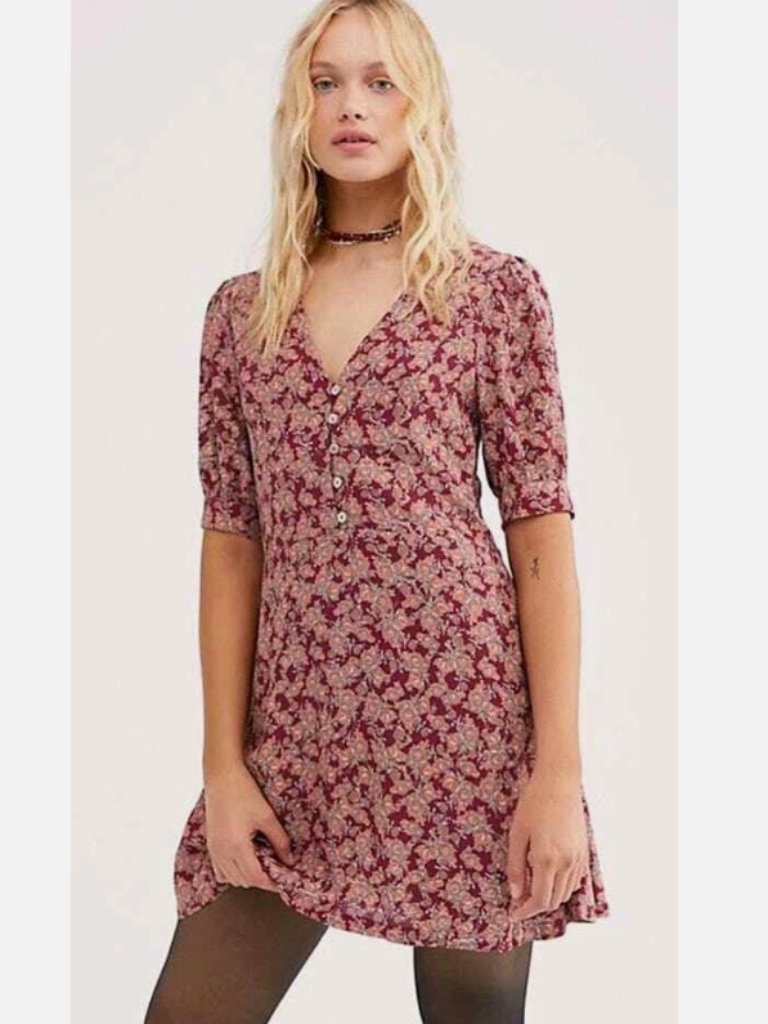 New Free People Provence Mini Dress Size S Msrp: $138